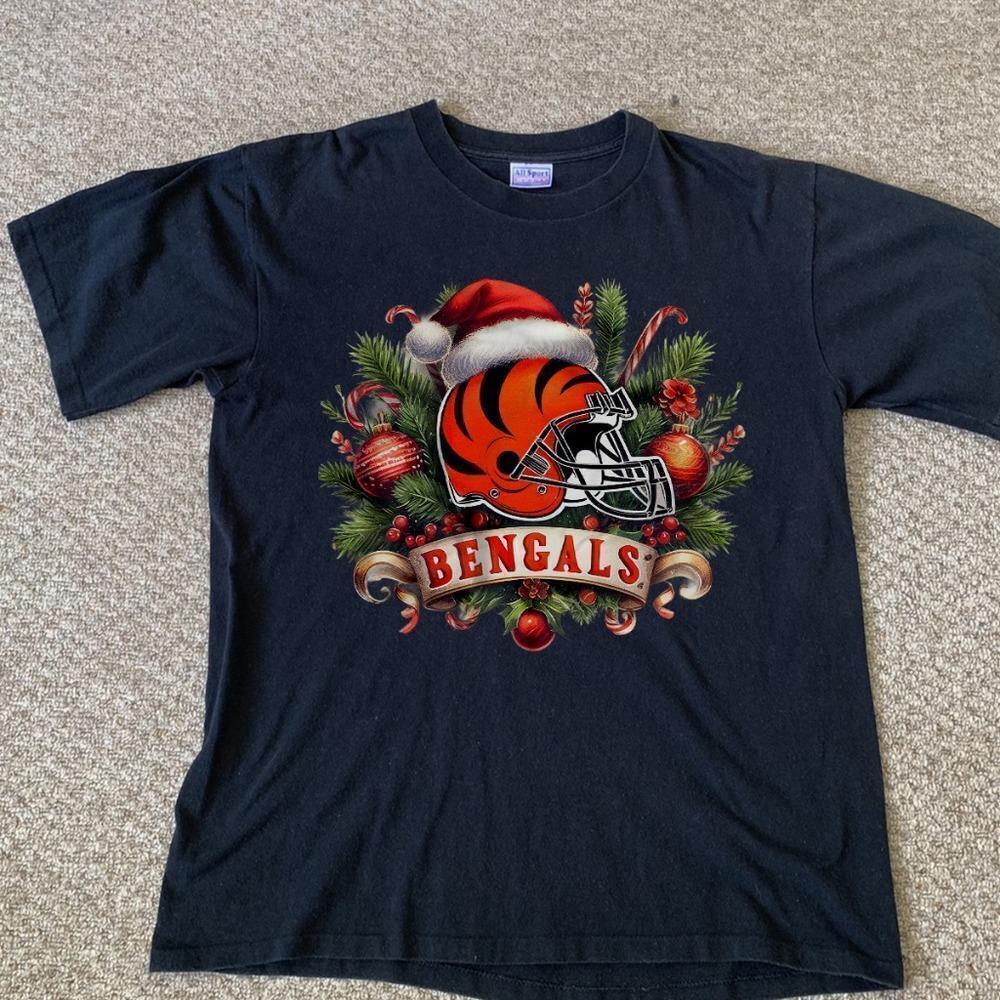 Cincinnati Bengals Christmas Tshirt Nfl Unisex Tshirts